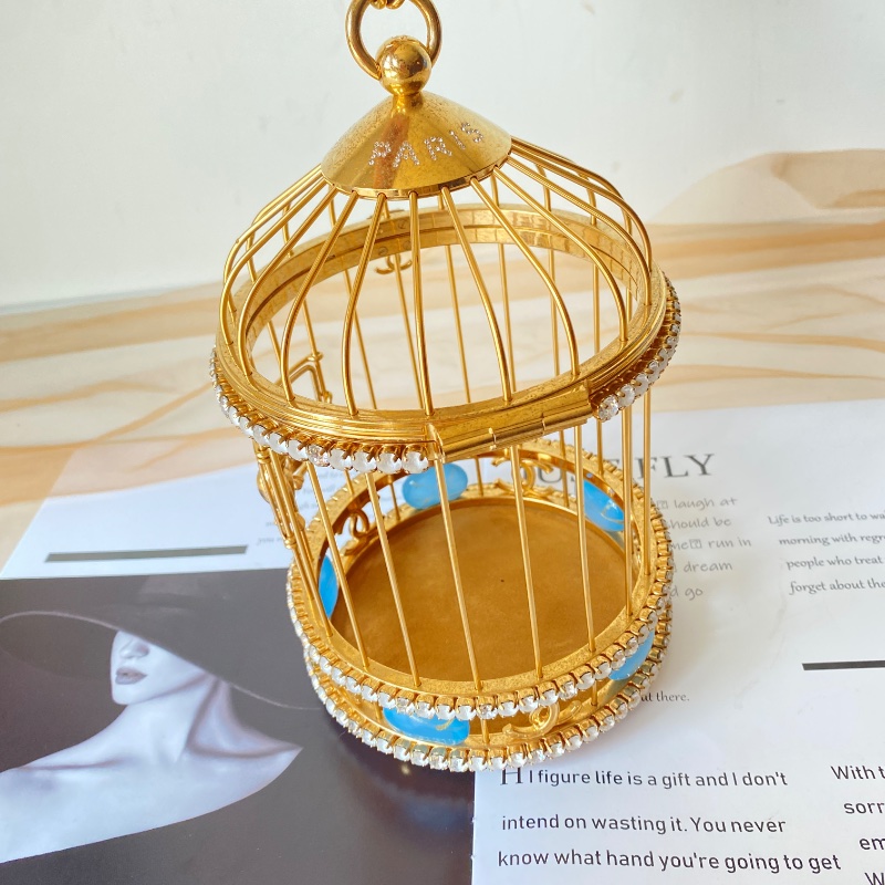 CHANEL Métiers d’art工坊系列 20Pre-Fall秋冬高定金絲雀鳥籠晚宴包-1