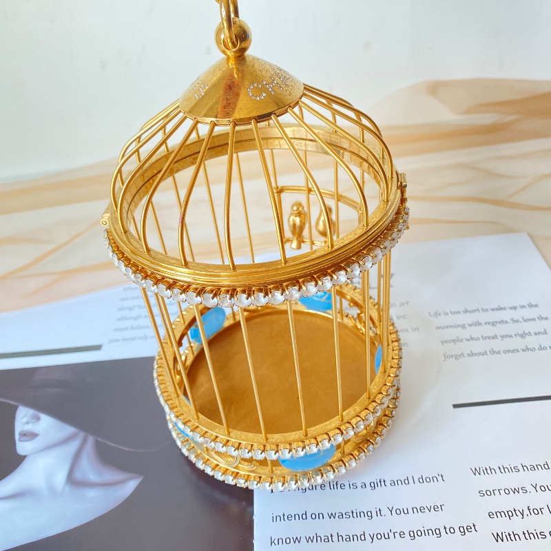 CHANEL Métiers d’art工坊系列 20Pre-Fall秋冬高定金絲雀鳥籠晚宴包-2