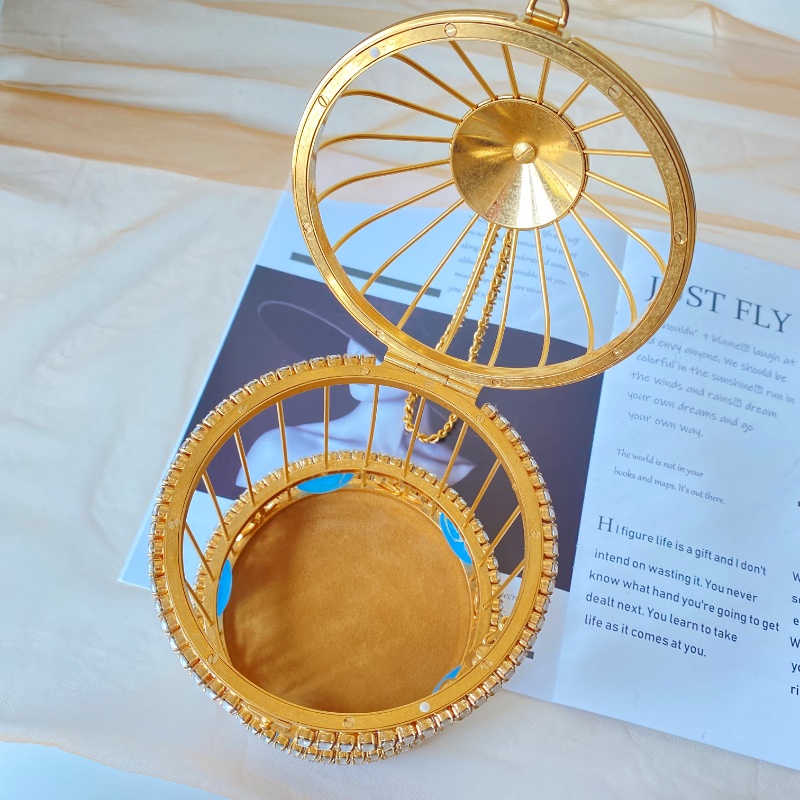 CHANEL Métiers d’art工坊系列 20Pre-Fall秋冬高定金絲雀鳥籠晚宴包-17