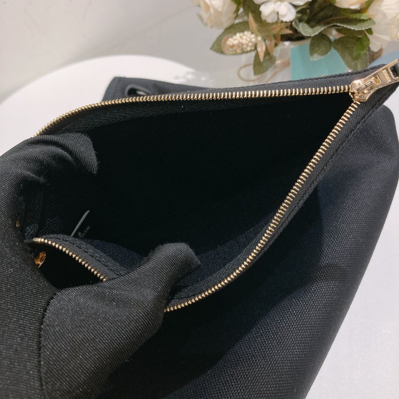 TW4708  Hermes 愛馬仕 手拎 肩背包 帆布拼皮 黑金扣Herbag 31 Black x GHW-20