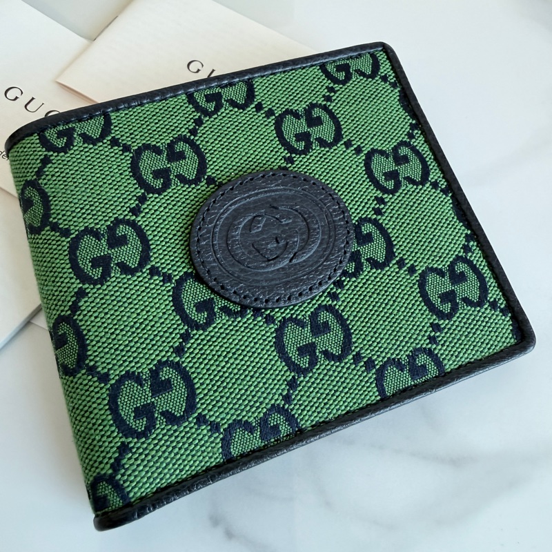 全新✨Gucci 對折短夾 對開短夾 錢包-1