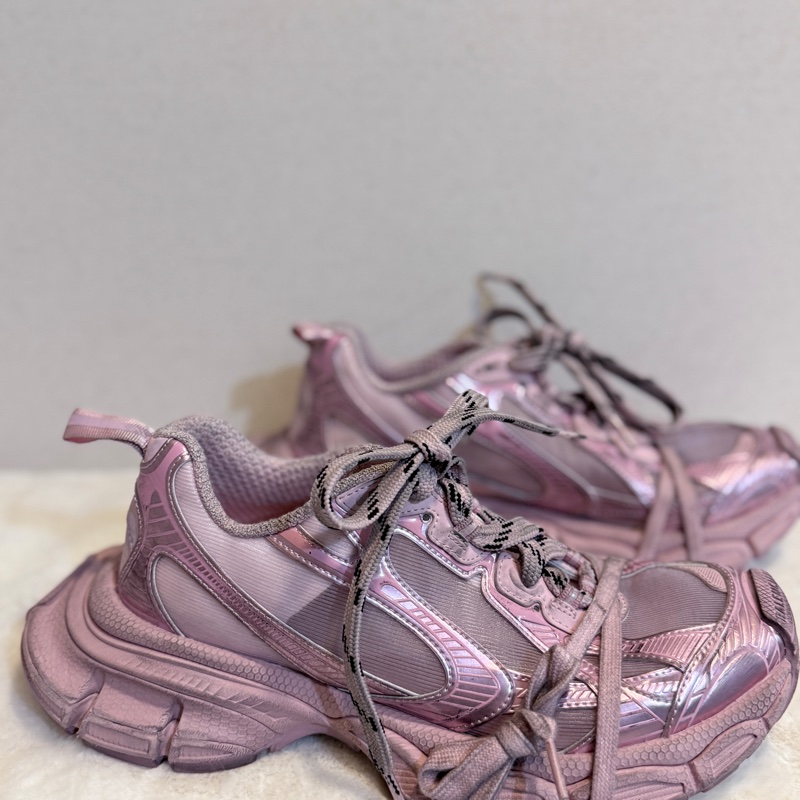 Balenciaga✨巴黎世家 3XL髒粉色綁帶鞋  #40-2