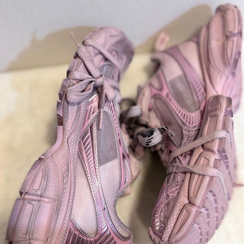 Balenciaga✨巴黎世家 3XL髒粉色綁帶鞋  #40-8