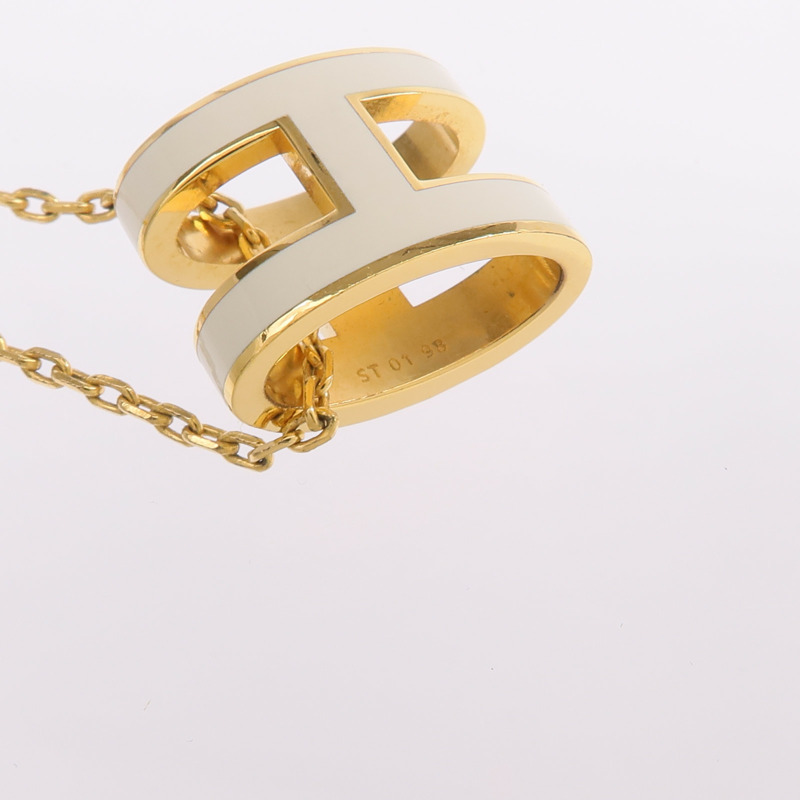 HERMES 金屬Pop H Necklace項鍊-7