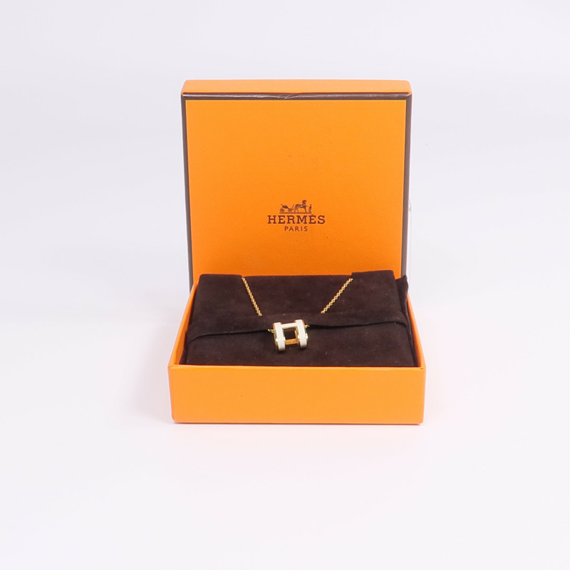 HERMES 金屬Pop H Necklace項鍊-8
