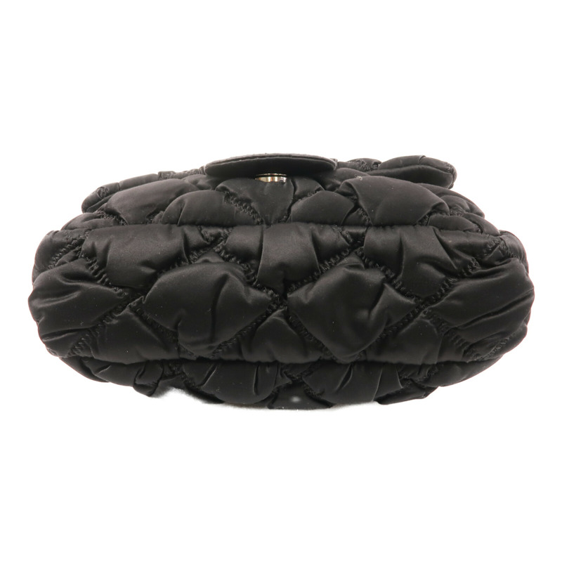 CHANEL 尼龍Shoulder Bag銀扣鏈帶肩背袋-3