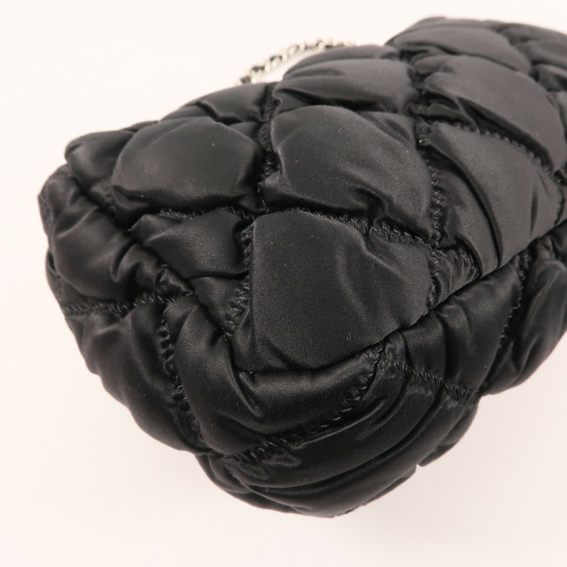 CHANEL 尼龍Shoulder Bag銀扣鏈帶肩背袋-10