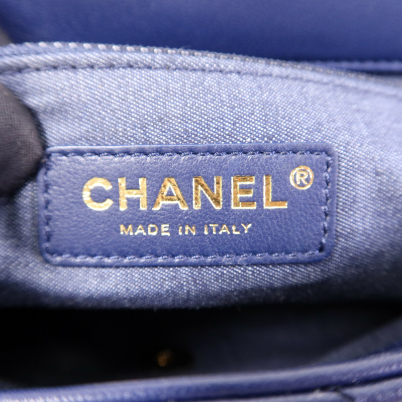 CHANEL 羊皮皮革Chain Shoulder Bag鏈帶手挽肩背兩用袋-5