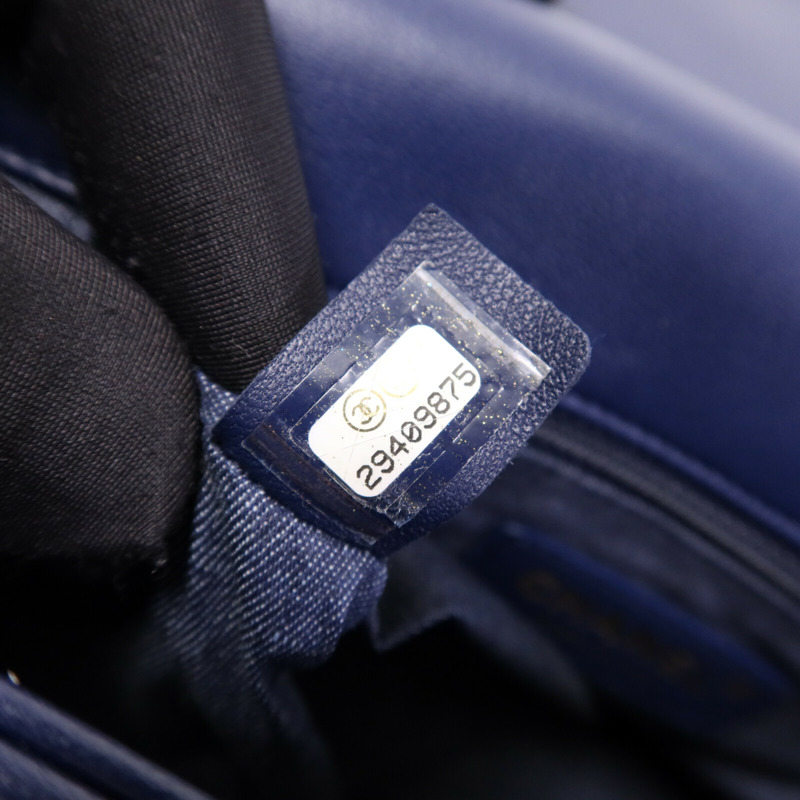 CHANEL 羊皮皮革Chain Shoulder Bag鏈帶手挽肩背兩用袋-7