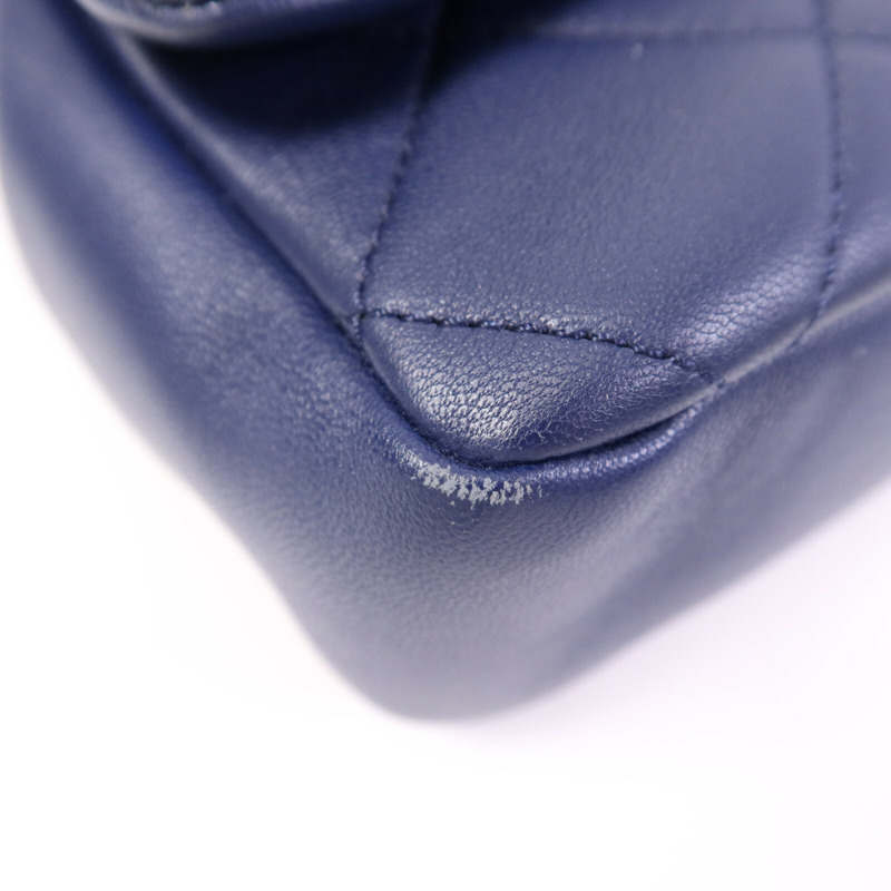 CHANEL 羊皮皮革Chain Shoulder Bag鏈帶手挽肩背兩用袋-11