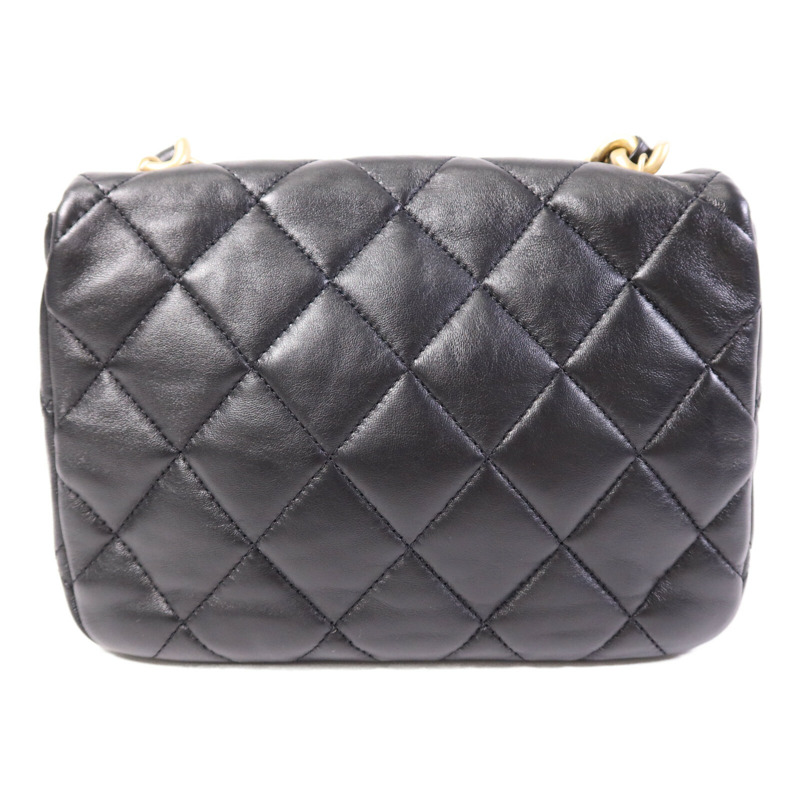 CHANEL 羊皮皮革Chain Shoulder Bag鏈帶肩背袋-1