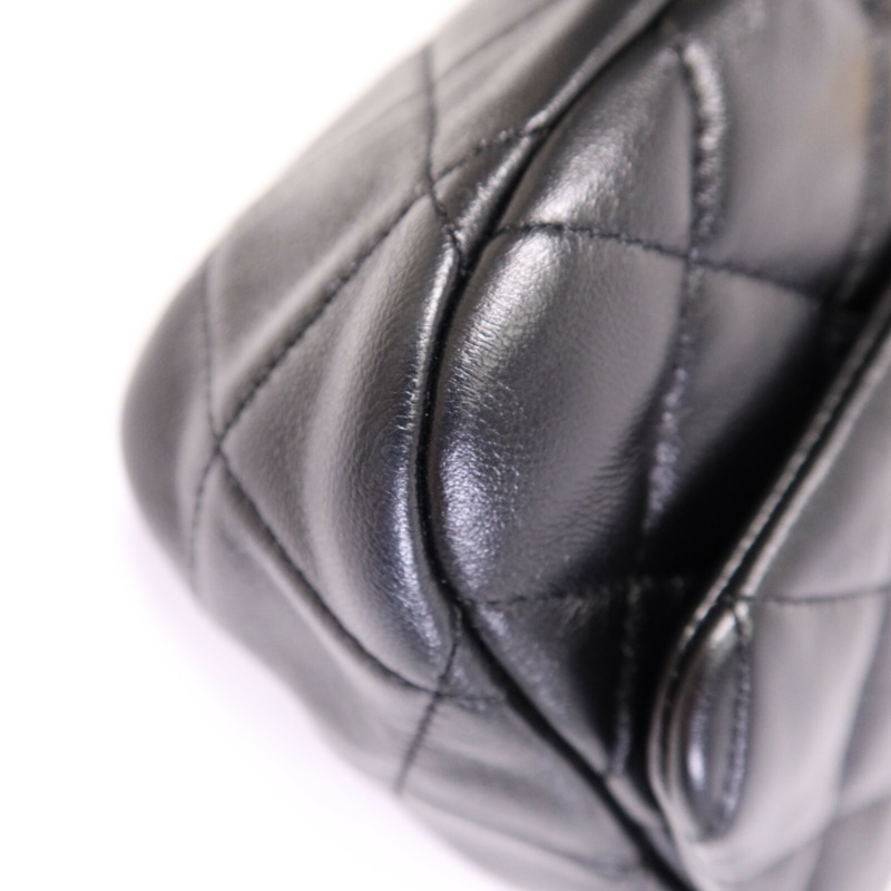 CHANEL 羊皮皮革Chain Shoulder Bag鏈帶肩背袋-10