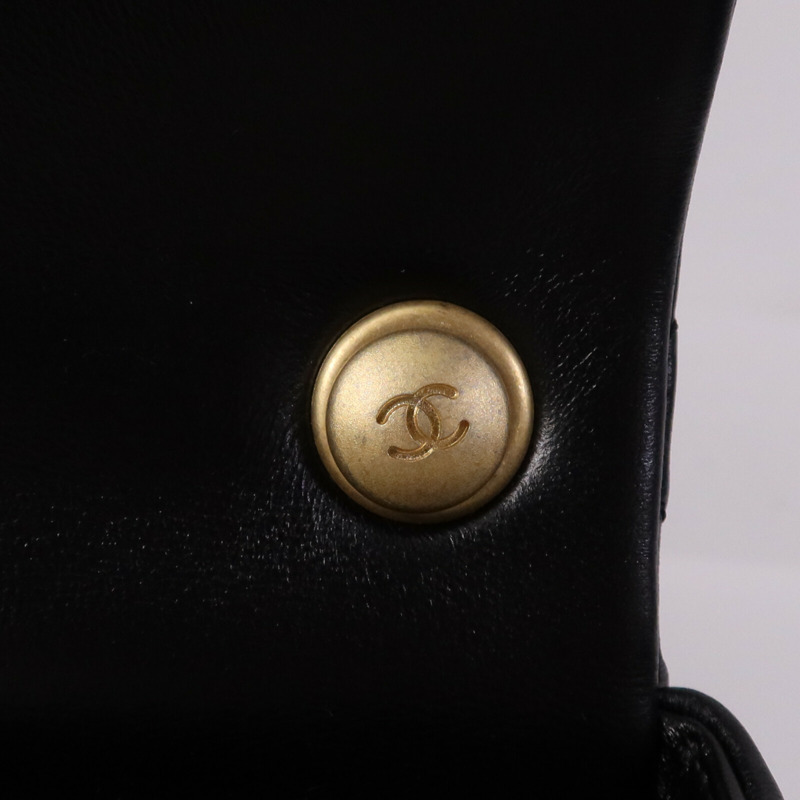 CHANEL 羊皮皮革Chain Shoulder Bag鏈帶肩背袋-15