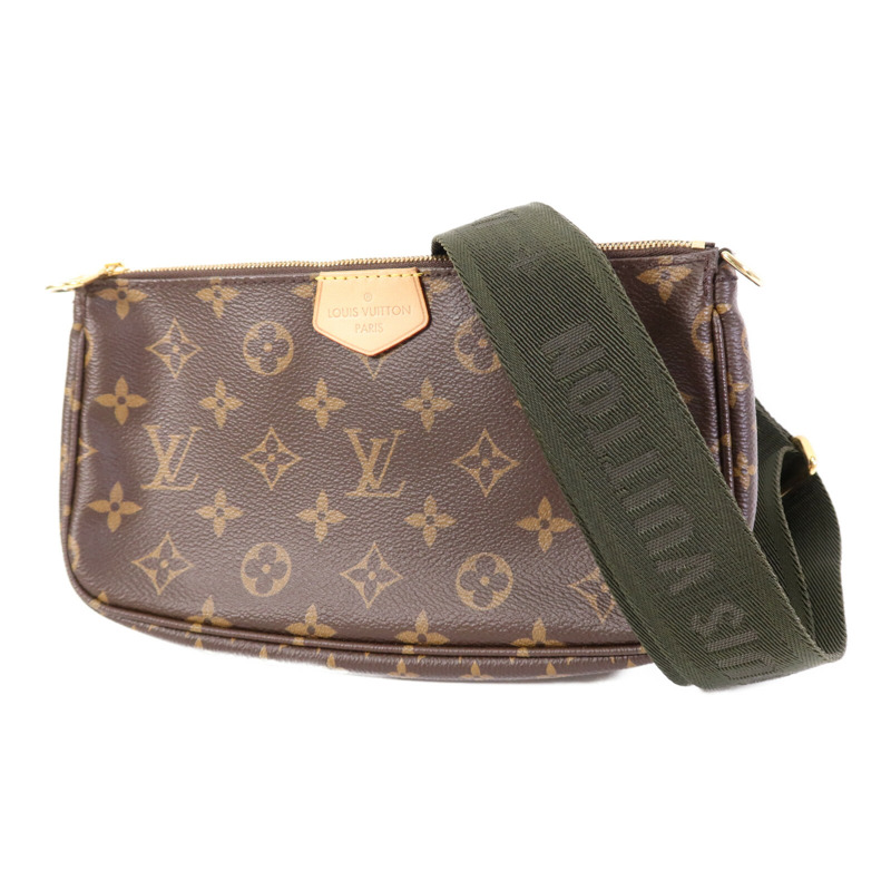 LOUIS VUITTON Monogram Multi Pochette Accessoires金扣肩背袋-2