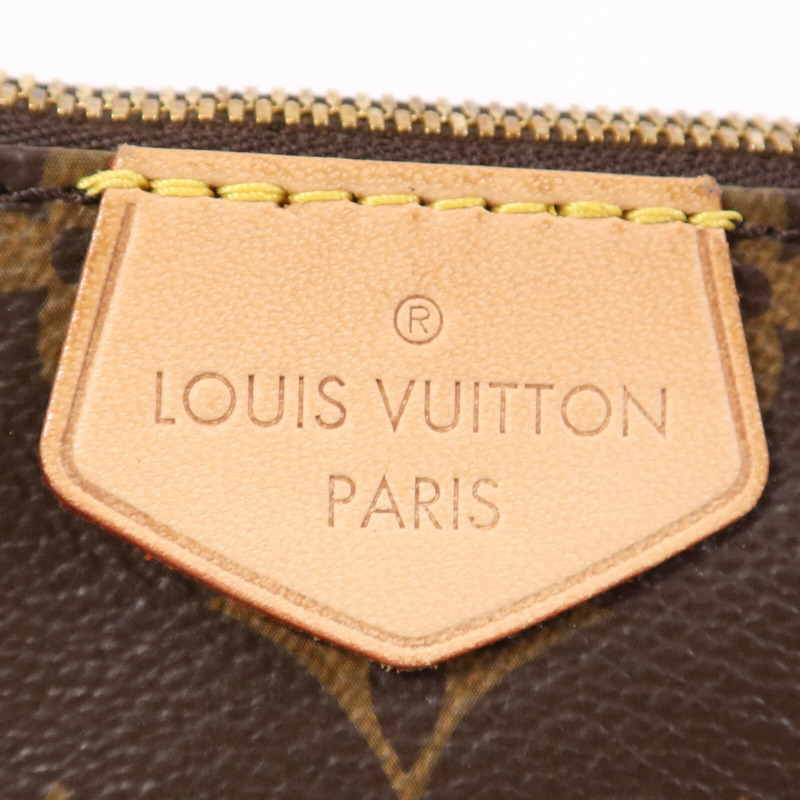 LOUIS VUITTON Monogram Multi Pochette Accessoires金扣肩背袋-6