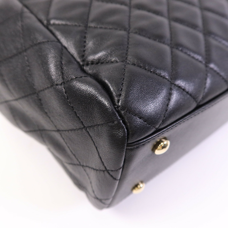 CHANEL 羊皮皮革Chain Shoulder Bag金扣鏈帶肩背袋-10