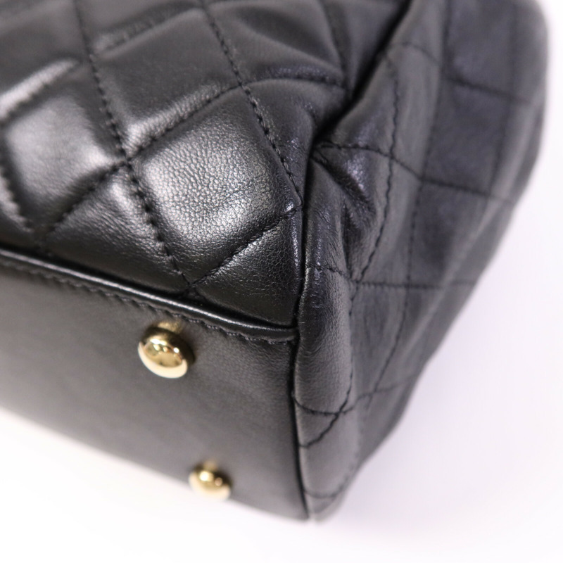 CHANEL 羊皮皮革Chain Shoulder Bag金扣鏈帶肩背袋-11