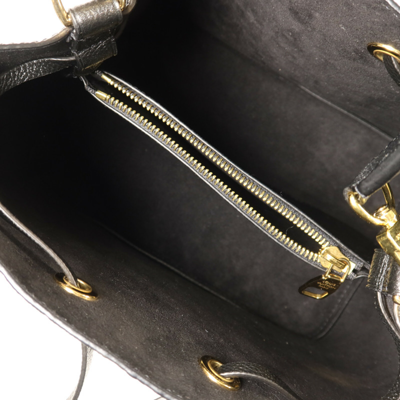 LOUIS VUITTON Monogram Empreinte NeoNoe MM金扣手挽肩背兩用袋-4