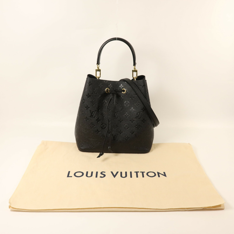 LOUIS VUITTON Monogram Empreinte NeoNoe MM金扣手挽肩背兩用袋-8