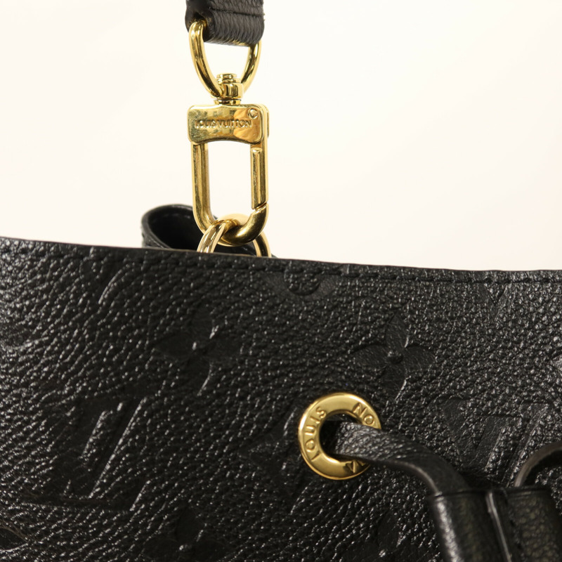 LOUIS VUITTON Monogram Empreinte NeoNoe MM金扣手挽肩背兩用袋-9