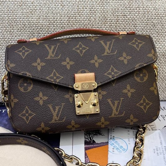 路易威登/Louis Vuitton Metis East west 老花橫版小郵差包-6