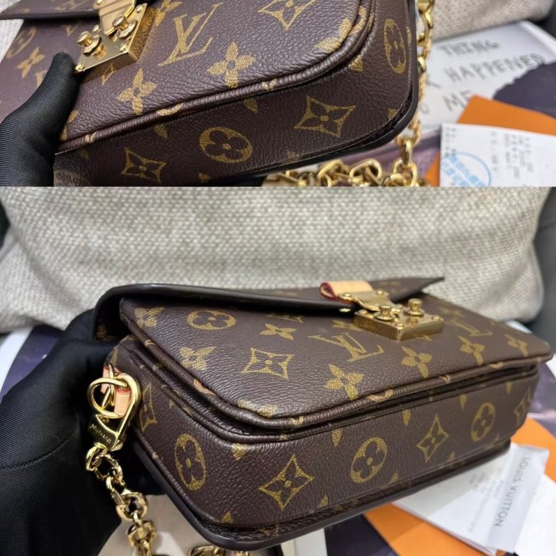 路易威登/Louis Vuitton Metis East west 老花橫版小郵差包-8