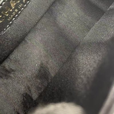 近新品 香奈兒/Chanel LEBOY小號牛皮V紋黑金鏈條肩背斜背包-9