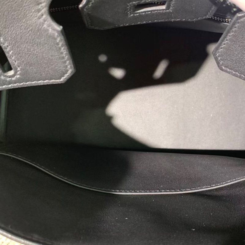 Hermes愛馬仕Birkin25 touch蜥蜴皮手柄 swift皮銀扣k刻 全套-9