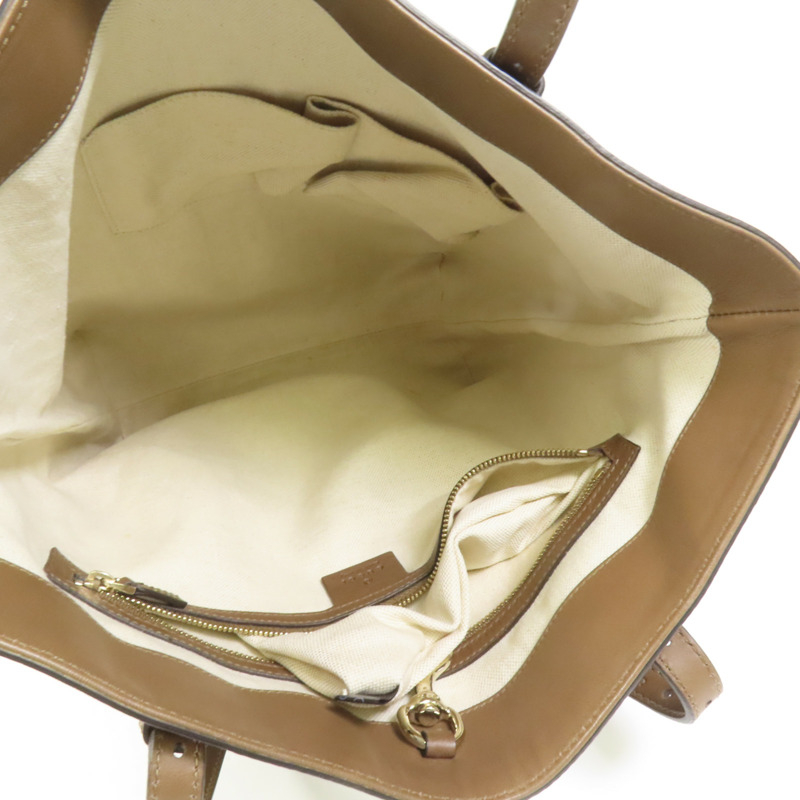 GUCCI 塗層帆布Tote Bag肩背袋-6