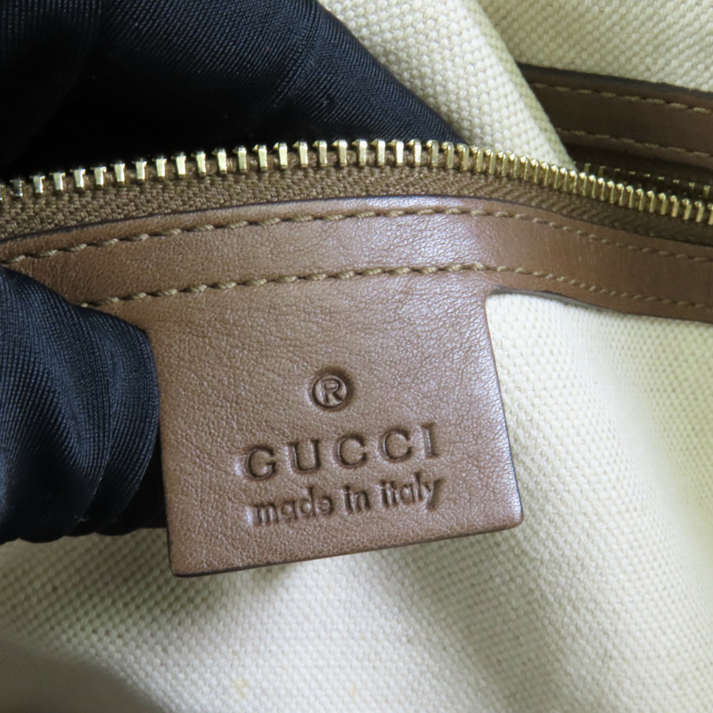 GUCCI 塗層帆布Tote Bag肩背袋-7