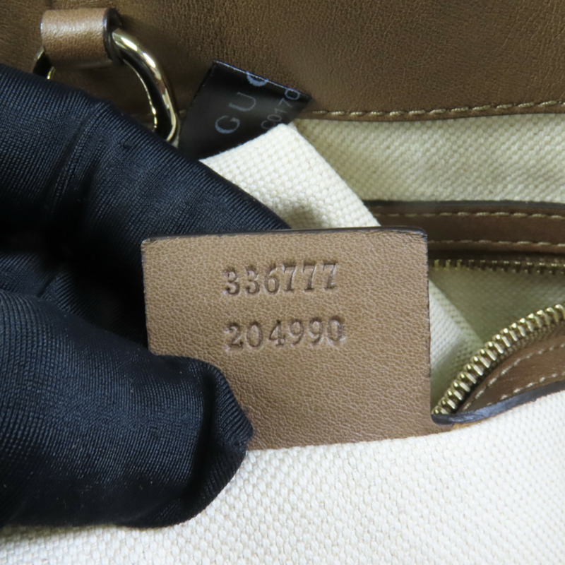 GUCCI 塗層帆布Tote Bag肩背袋-8