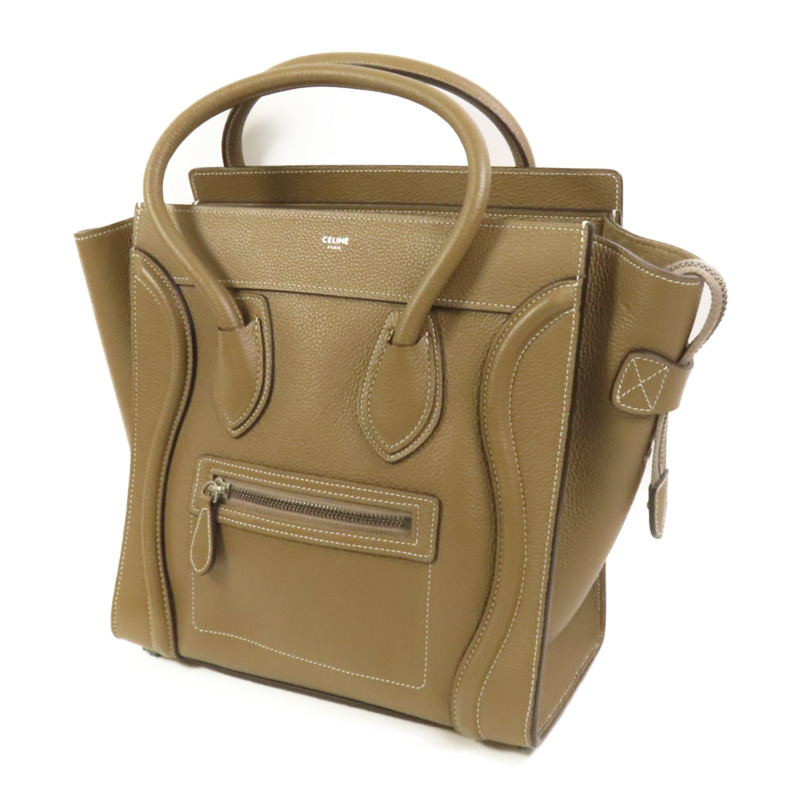CELINE 牛皮皮革Micro Luggage手挽袋-2