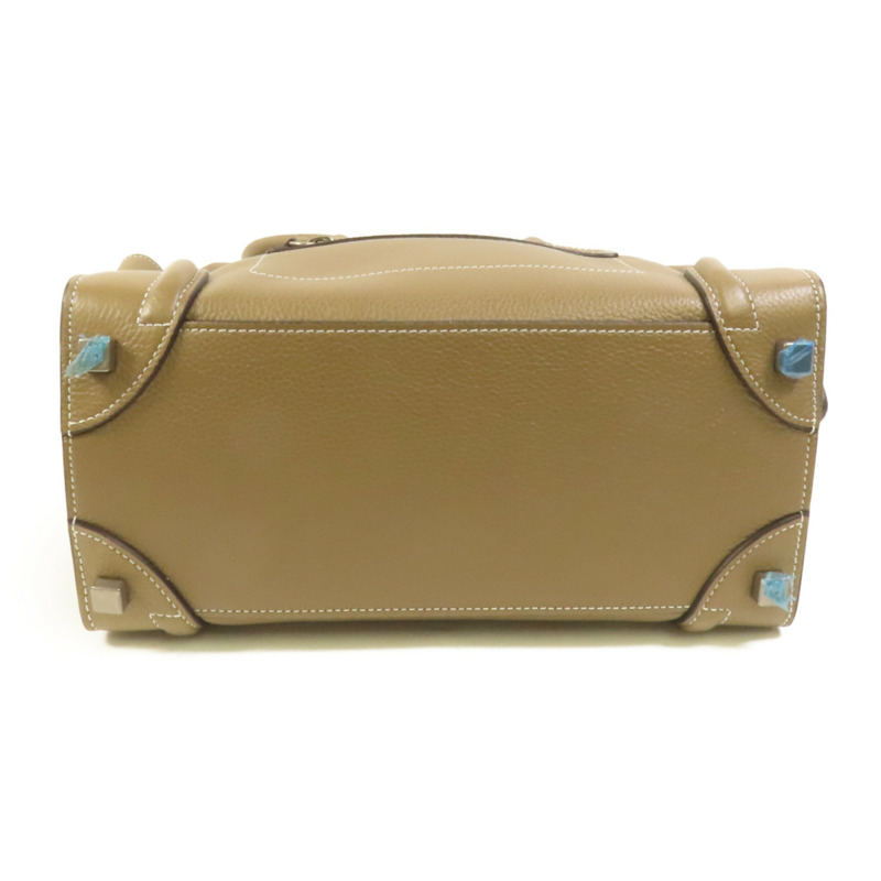 CELINE 牛皮皮革Micro Luggage手挽袋-3