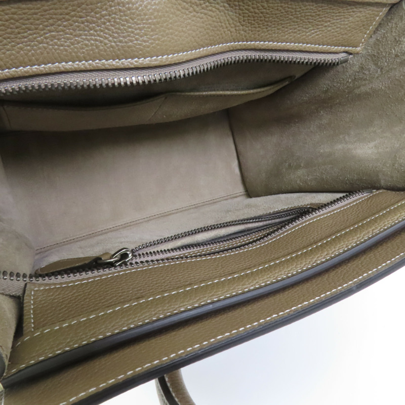 CELINE 牛皮皮革Micro Luggage手挽袋-5