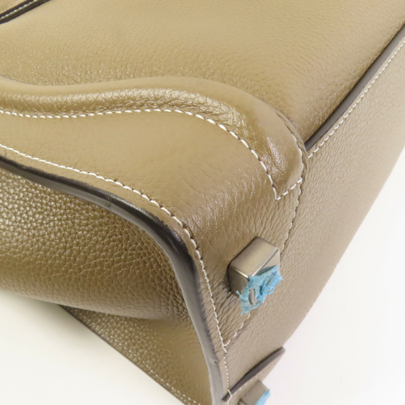 CELINE 牛皮皮革Micro Luggage手挽袋-10