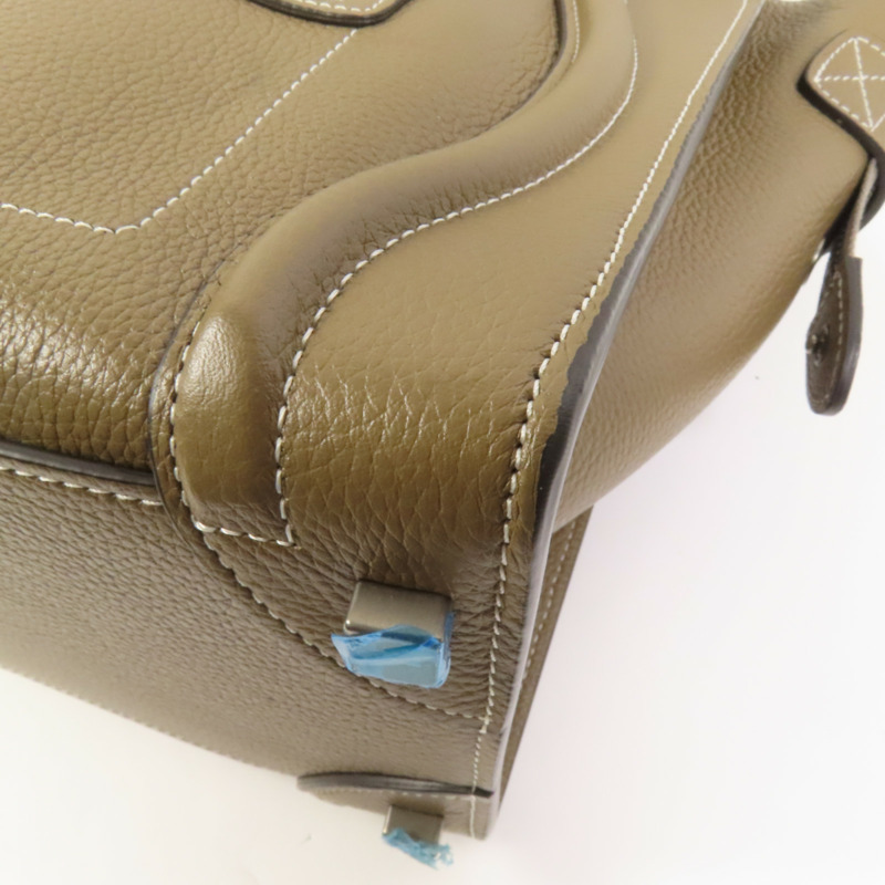 CELINE 牛皮皮革Micro Luggage手挽袋-11