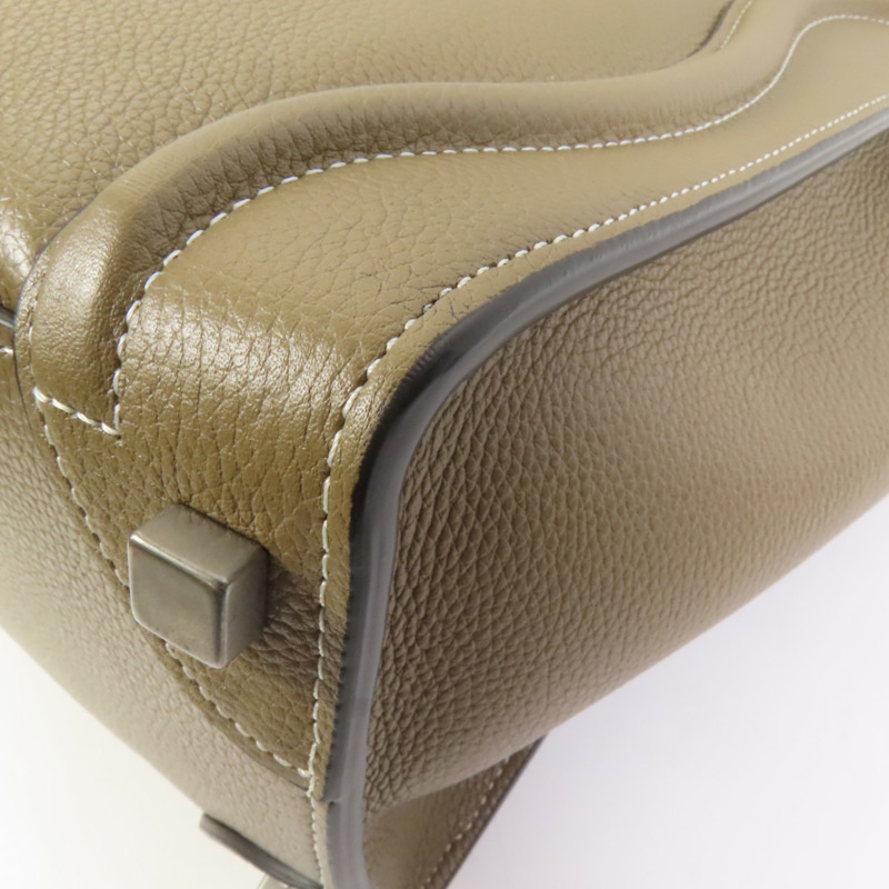 CELINE 牛皮皮革Micro Luggage手挽袋-13