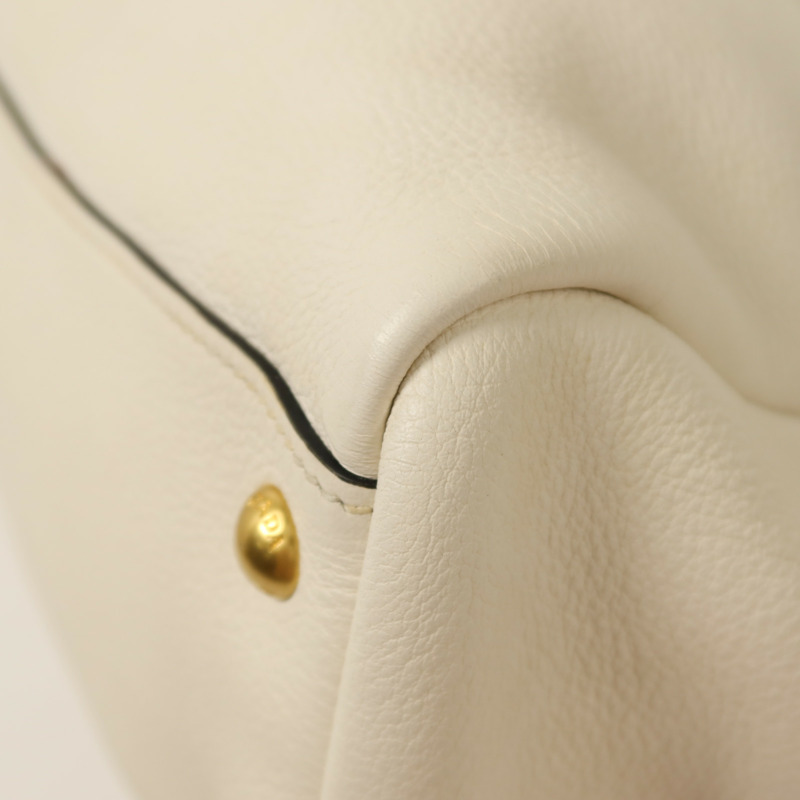 PRADA 牛皮皮革Shoulder Bag金扣手挽肩背兩用袋-13