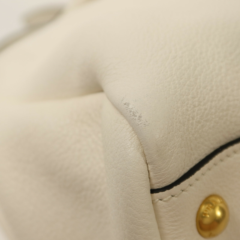 PRADA 牛皮皮革Shoulder Bag金扣手挽肩背兩用袋-14