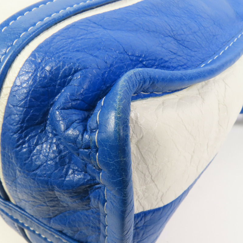 BALENCIAGA 牛皮皮革Bazaar Shopper銀扣手挽肩背兩用袋-10