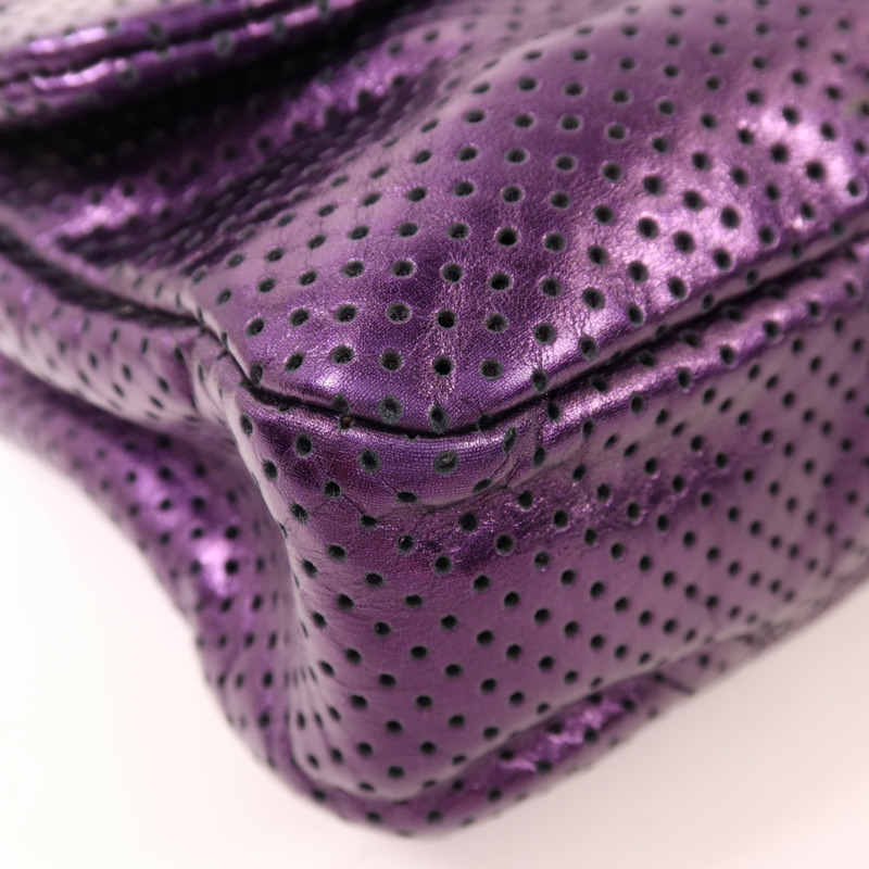 CHANEL 牛皮皮革Chain Shoulder鏈帶肩背袋-9