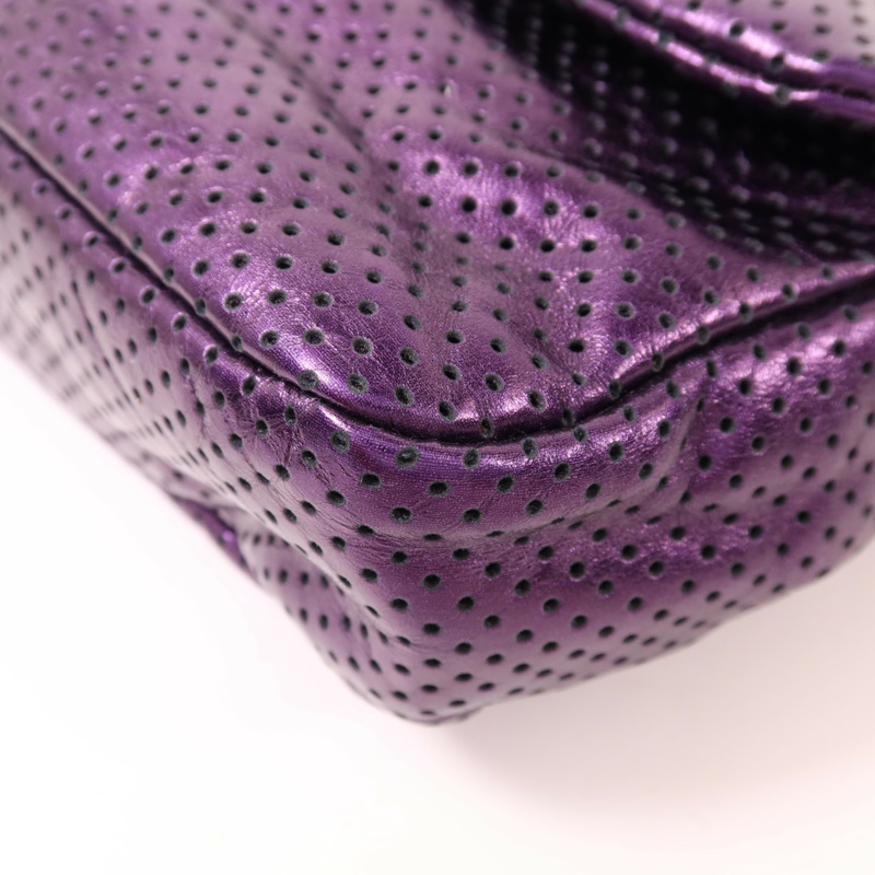 CHANEL 牛皮皮革Chain Shoulder鏈帶肩背袋-10