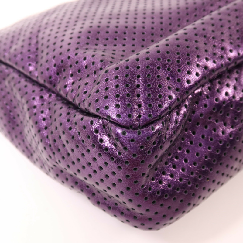 CHANEL 牛皮皮革Chain Shoulder鏈帶肩背袋-11