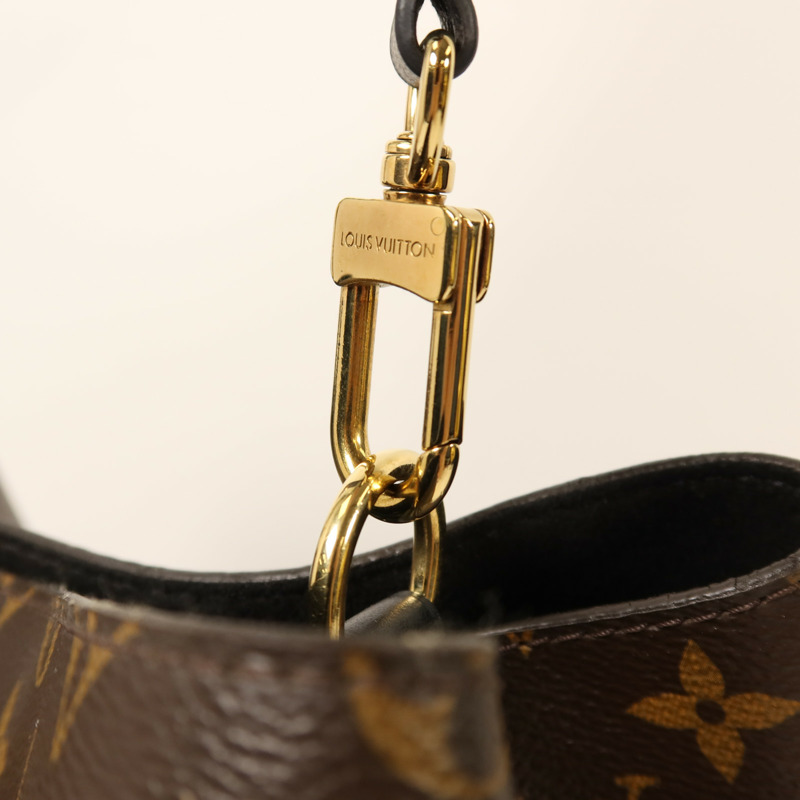 LOUIS VUITTON Monogram Neo Noe MM金扣肩背袋-9