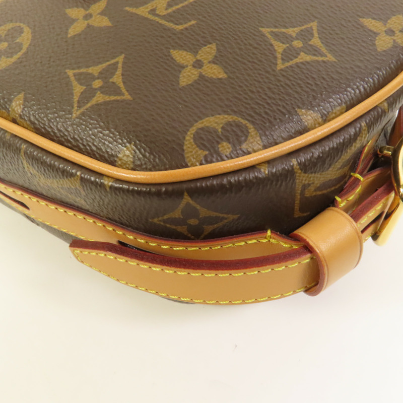 LOUIS VUITTON Monogram Boite Chapeau Souple金扣肩背袋棕色-15