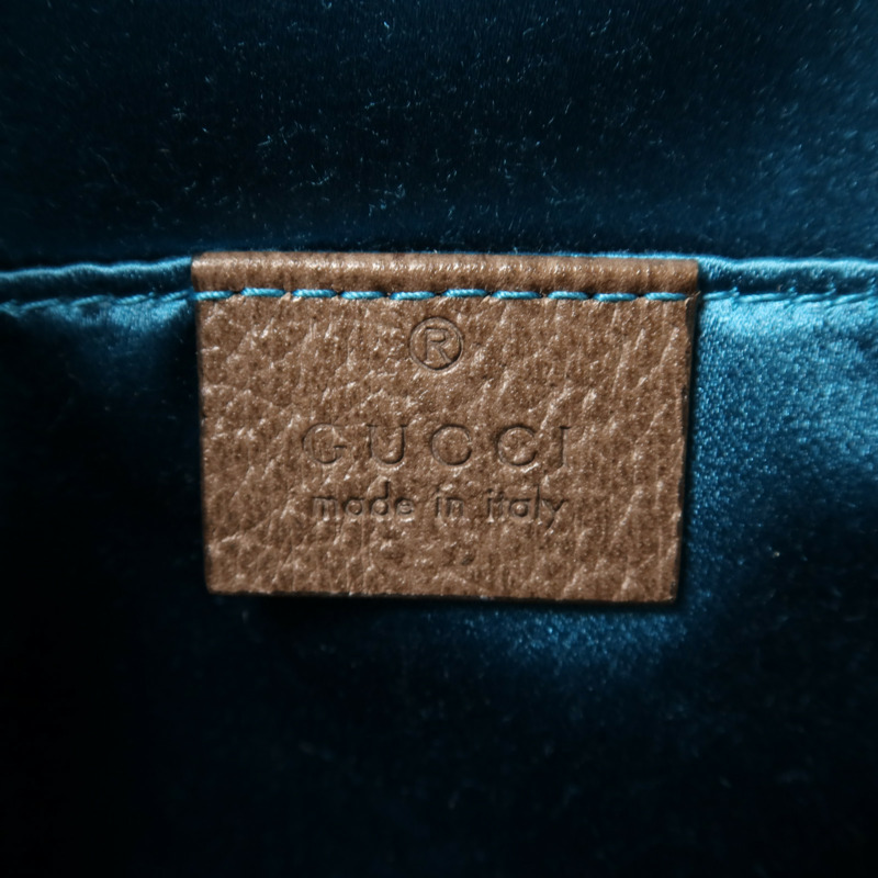 GUCCI 塗層帆布Ophidia金扣肩背袋-5