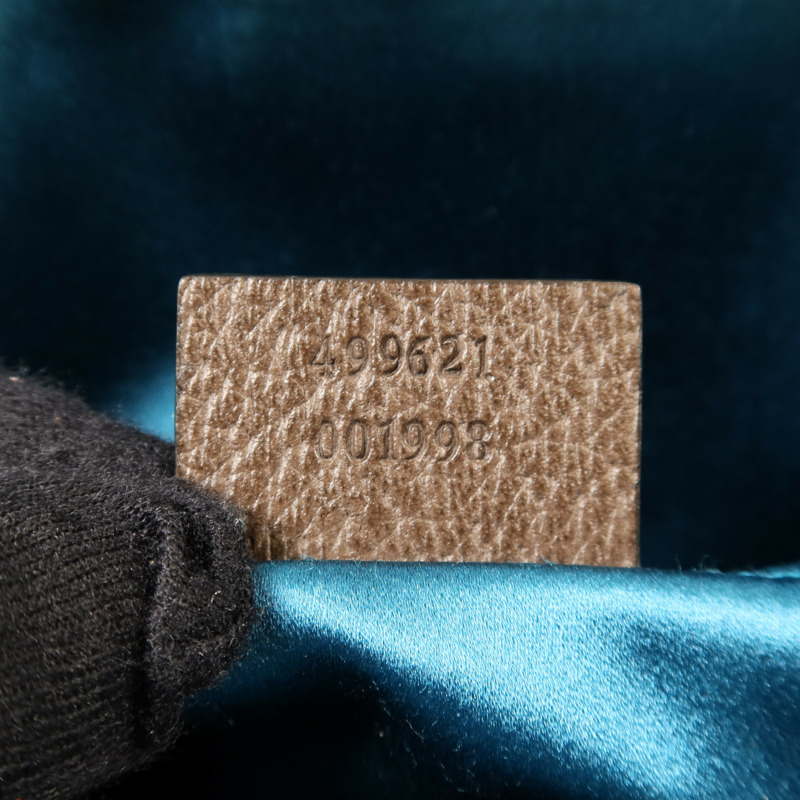 GUCCI 塗層帆布Ophidia金扣肩背袋-6