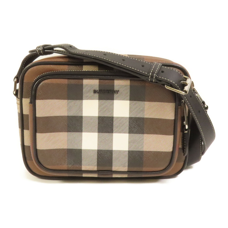 BURBERRY 塗層帆布Shoulder Bag肩背袋-0