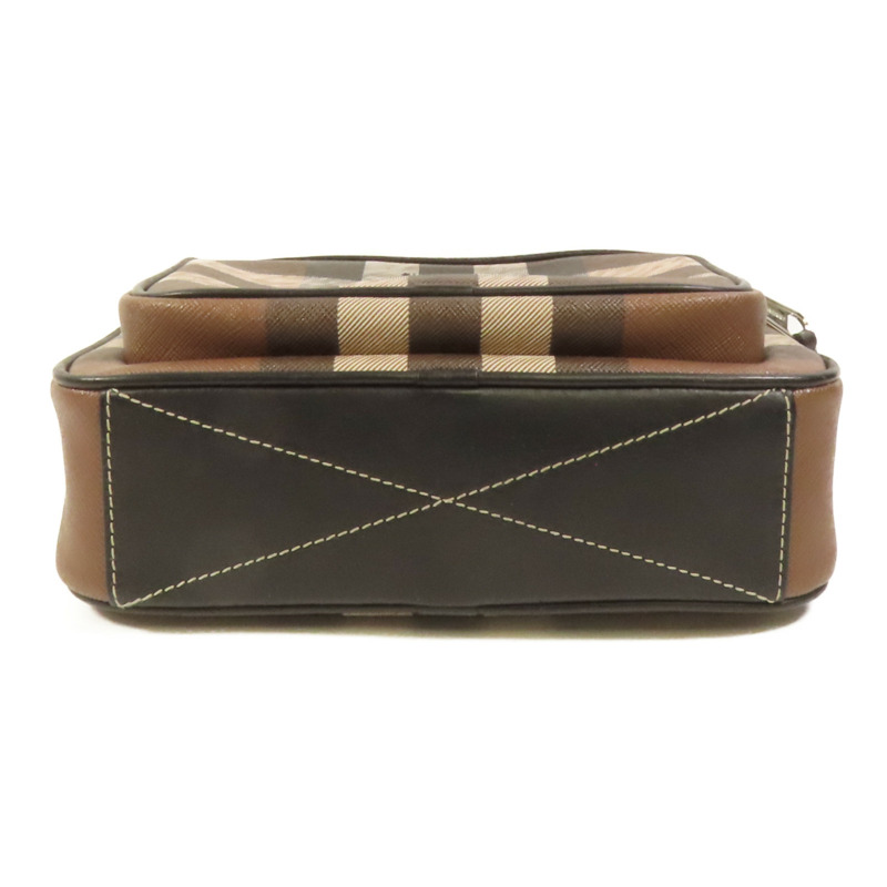 BURBERRY 塗層帆布Shoulder Bag肩背袋-3