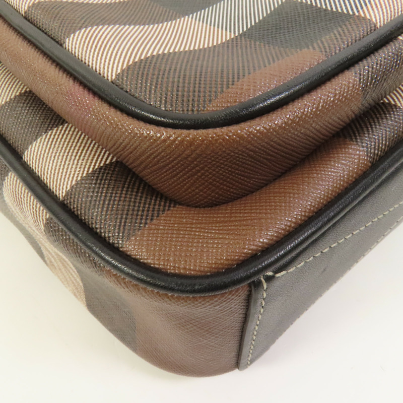 BURBERRY 塗層帆布Shoulder Bag肩背袋-10